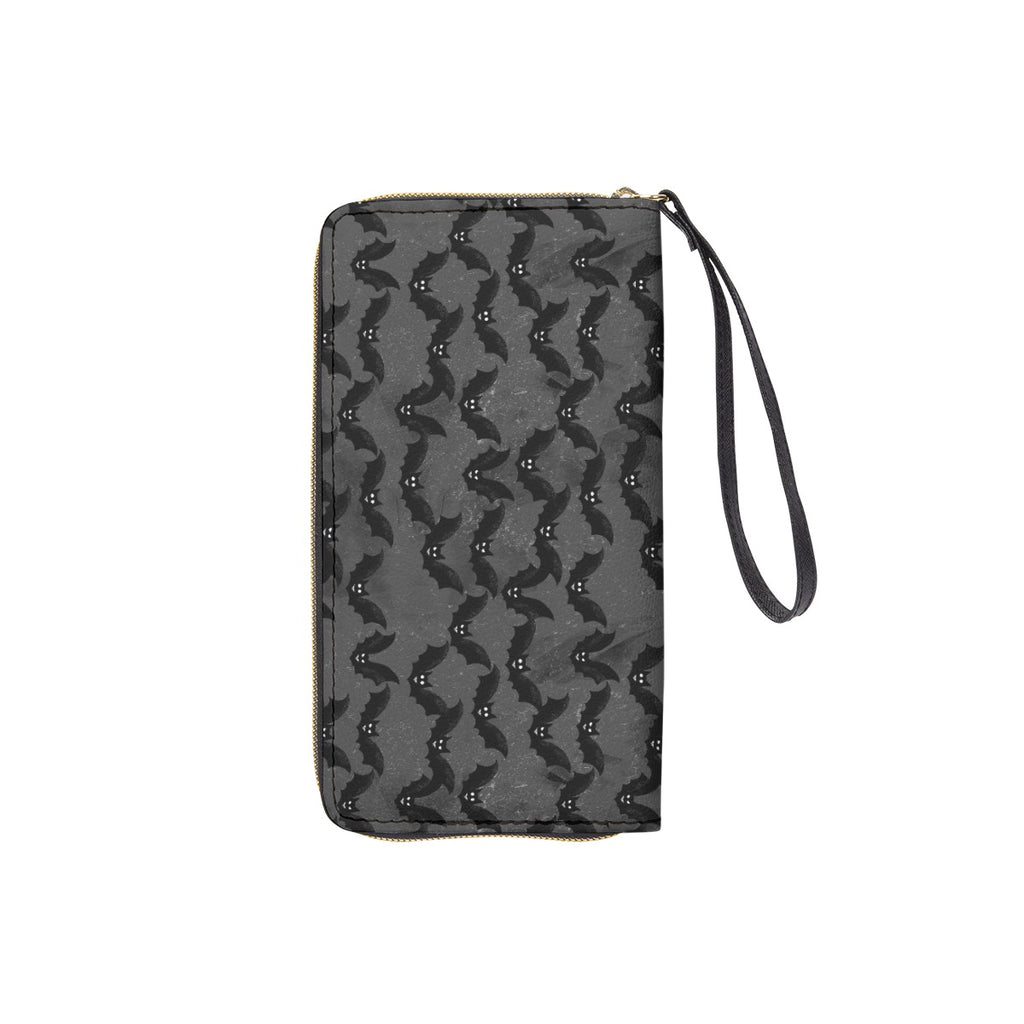 Black and Grey Bat Wallet