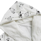 Tattoo Doodle White Dressing Gown
