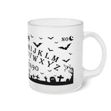 Ouija Board Frosted Glass Mug