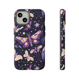 Phone Case - Purple Butterfly Print Tough Case