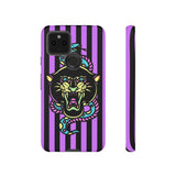 Striped Snake and Panther Tattoo Style Tough Phone Case