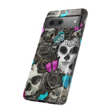 Day of the Dead Rose Lady - Tough Phone Case