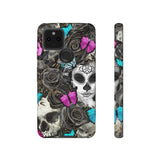 Day of the Dead Rose Lady - Tough Phone Case