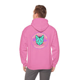 Alternawear Oval Tattoo Cat Unisex Heavy Blend™ Hooded Sweatshirt