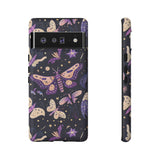 Phone Case - Purple Butterfly Print Tough Case