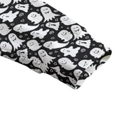 Schwarz-weißer gruseliger süßer Geister-Cardigan