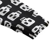 Black and White Block Skull Cardigan