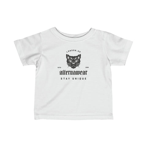 Angry Cat Tattoo Alternawear Infant Fine Jersey Tee