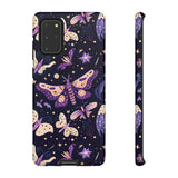 Phone Case - Purple Butterfly Print Tough Case