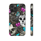 Day of the Dead Rose Lady - Tough Phone Case