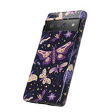 Phone Case - Purple Butterfly Print Tough Case