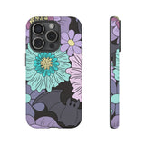 Floral Bat Tough Phone Case