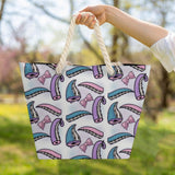 Tentacle Beach Bag | Spooky Cute Goth Tote | Alternative Mermaid Aesthetic | Octopus Print Shoulder Bag | Creepy Kawaii Summer Bag