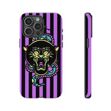 Striped Snake and Panther Tattoo Style Tough Phone Case