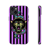 Striped Snake and Panther Tattoo Style Tough Phone Case
