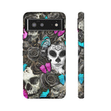 Day of the Dead Rose Lady - Tough Phone Case