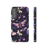 Phone Case - Purple Butterfly Print Tough Case