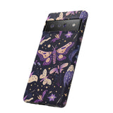 Phone Case - Purple Butterfly Print Tough Case