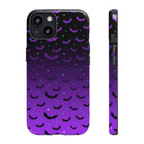 Purple Bat Ombre Phone Case