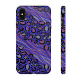 Purple Animal Print Tough Phone Case