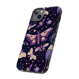 Phone Case - Purple Butterfly Print Tough Case