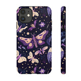 Phone Case - Purple Butterfly Print Tough Case
