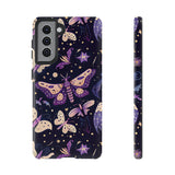 Phone Case - Purple Butterfly Print Tough Case
