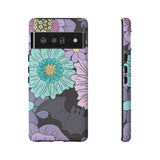 Floral Bat Tough Phone Case