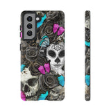 Day of the Dead Rose Lady - Tough Phone Case