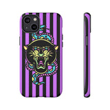 Striped Snake and Panther Tattoo Style Tough Phone Case