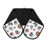 Old School Retro Tattoo Oven Mitts