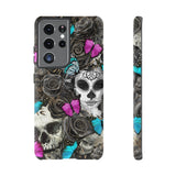 Day of the Dead Rose Lady - Tough Phone Case