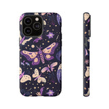 Phone Case - Purple Butterfly Print Tough Case