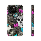 Day of the Dead Rose Lady - Tough Phone Case