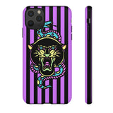 Striped Snake and Panther Tattoo Style Tough Phone Case