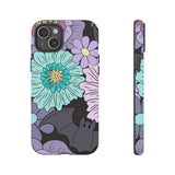 Floral Bat Tough Phone Case