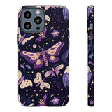 Phone Case - Purple Butterfly Print Tough Case