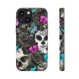 Day of the Dead Rose Lady - Tough Phone Case
