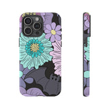 Floral Bat Tough Phone Case