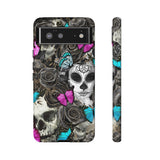 Day of the Dead Rose Lady - Tough Phone Case