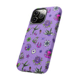 Retro Old School Lilac Tattoo Tough Cases