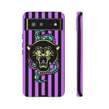 Striped Snake and Panther Tattoo Style Tough Phone Case