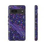 Purple Animal Print Tough Phone Case