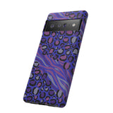 Purple Animal Print Tough Phone Case