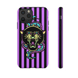 Striped Snake and Panther Tattoo Style Tough Phone Case