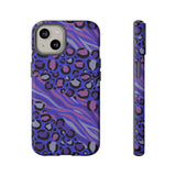 Purple Animal Print Tough Phone Case
