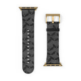 Grey Scary Bats Apple Watch Band