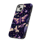 Phone Case - Purple Butterfly Print Tough Case