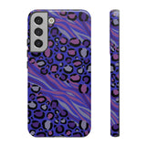Purple Animal Print Tough Phone Case
