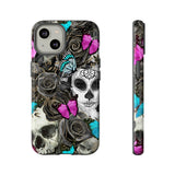 Day of the Dead Rose Lady Tough Phone Cases